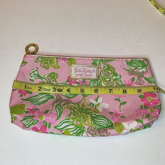 LILLY PULITZER X ESTEE LAUDER Tiger Print Cosmetic Zipper Pouch - Picture 6 of 7